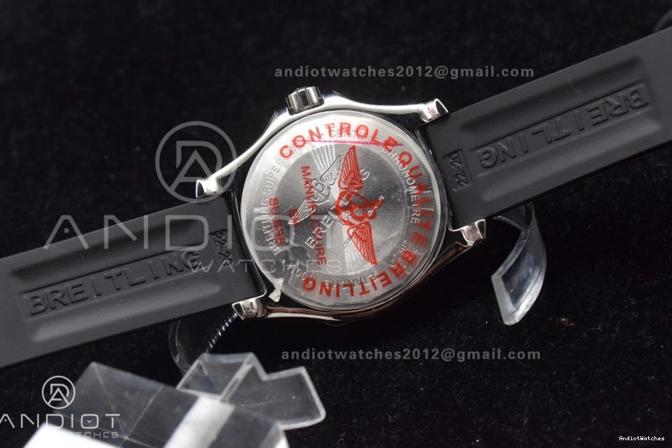 Automatic 467 Versatile Rubber Superocean TF A Edition Black Bezel On Black Best 44 1:1 Dial Strap Black 0829